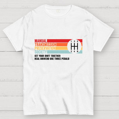 The Manual Transmission Preservation Society Geek T-Shirt