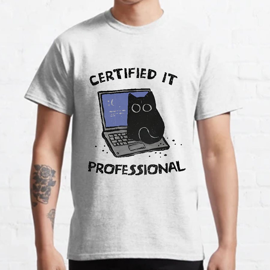 Certified IT Professional Geeky T-Shirt