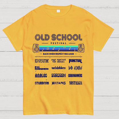 Old School Festival Unisex Geek T-Shirt