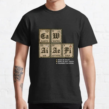 Periodic Table Vintage Nerdy T-Shirt
