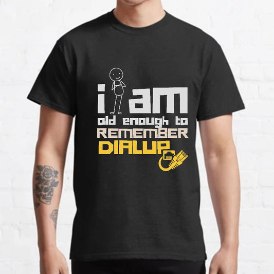 Dialup Internet Retro Geeky T-Shirt
