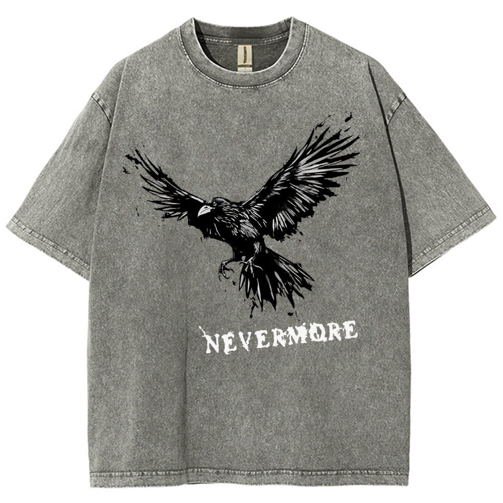 Nevermore Vintage Distressed T-shirt