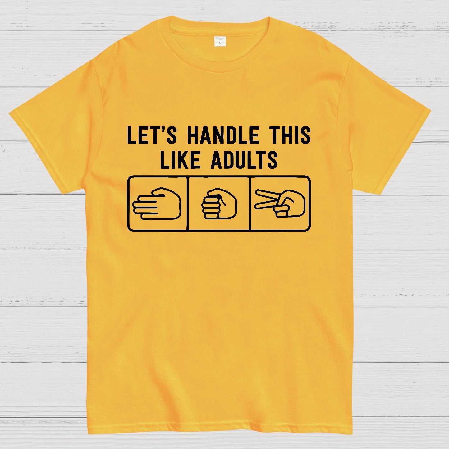 Rock Paper Scissors Geek T-Shirt