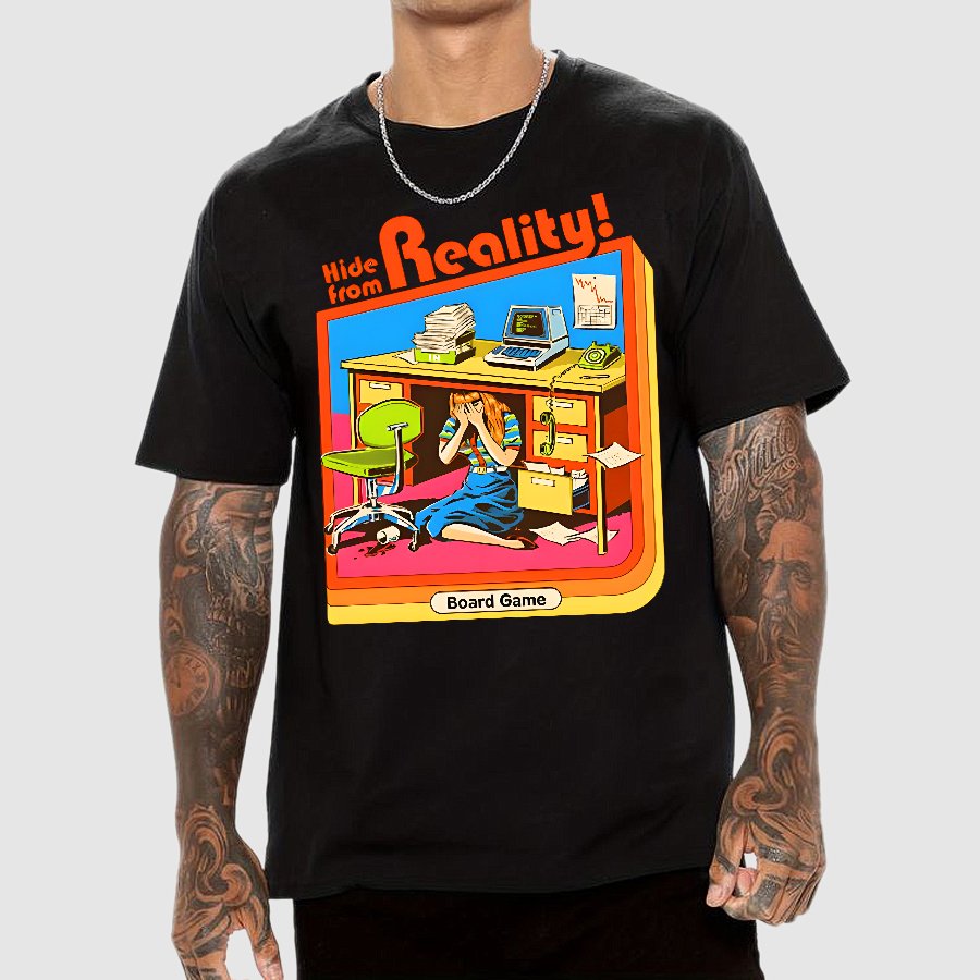 Hide From Reality Geek T-Shirt