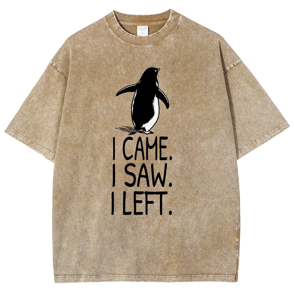 Nihilist Penguin Vintage Distressed T-shirt
