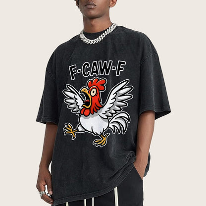 F-Caw-F Vintage Distressed T-shirt