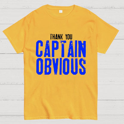 Thank You Captain Obvious Unisex Geek T-Shirt