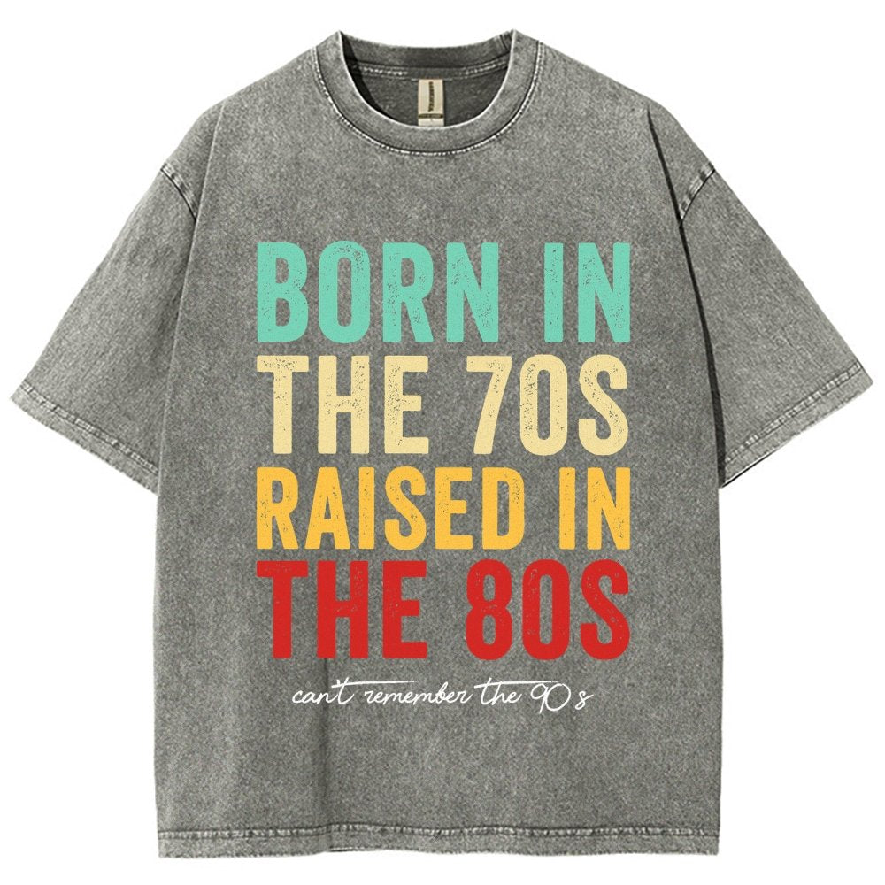Raised In The 80s Vintage Distressed T-shirt