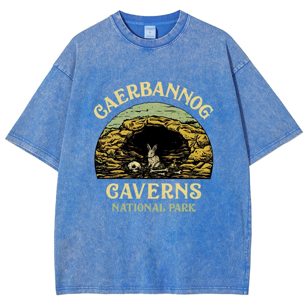 Mystic Caverns National Park Vintage Distressed T-shirt