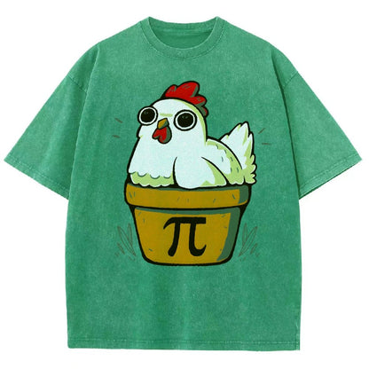 Chicken-Pot-Pie-Math Nerd Vintage Distressed T-shirt