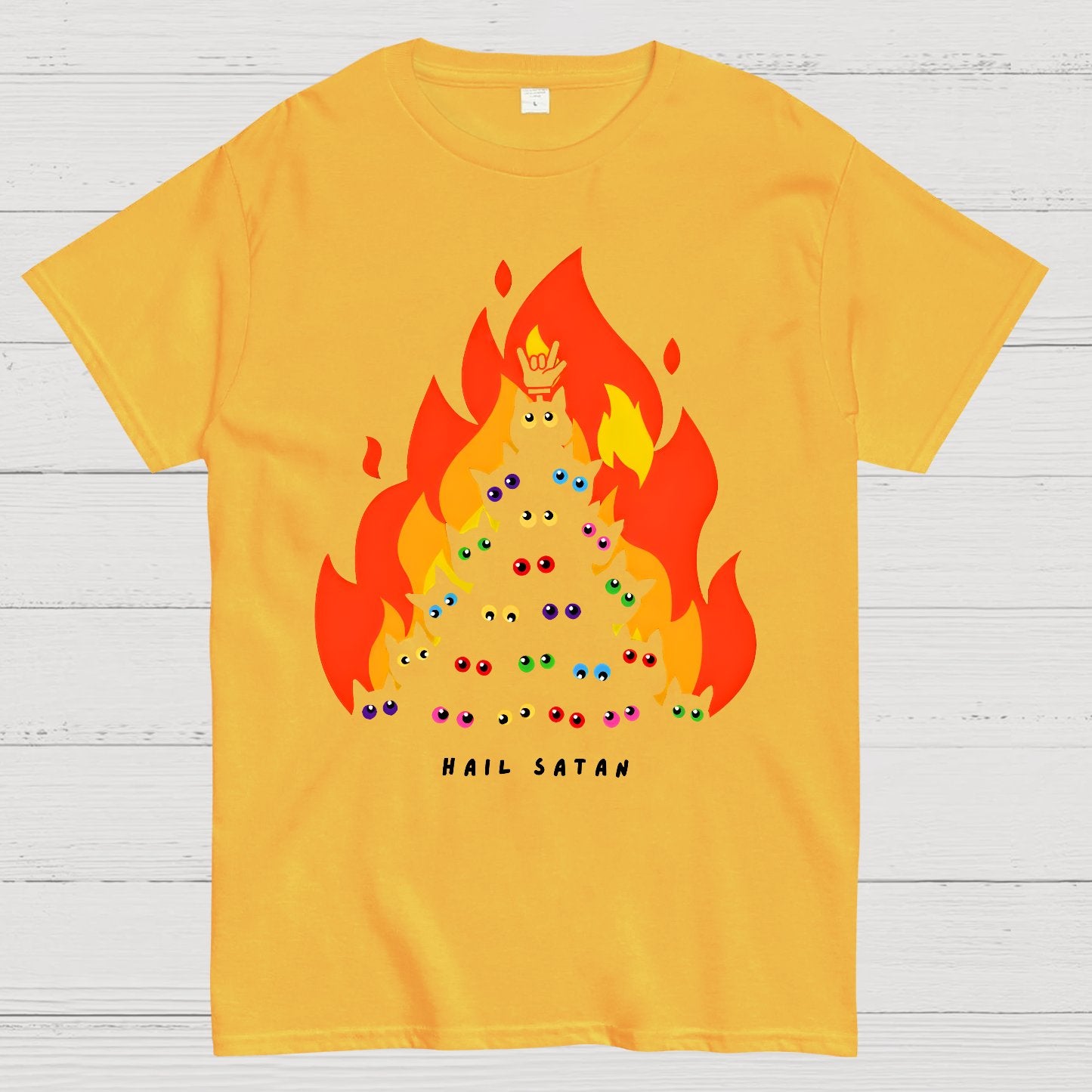 Hail Satan Geek T-Shirt