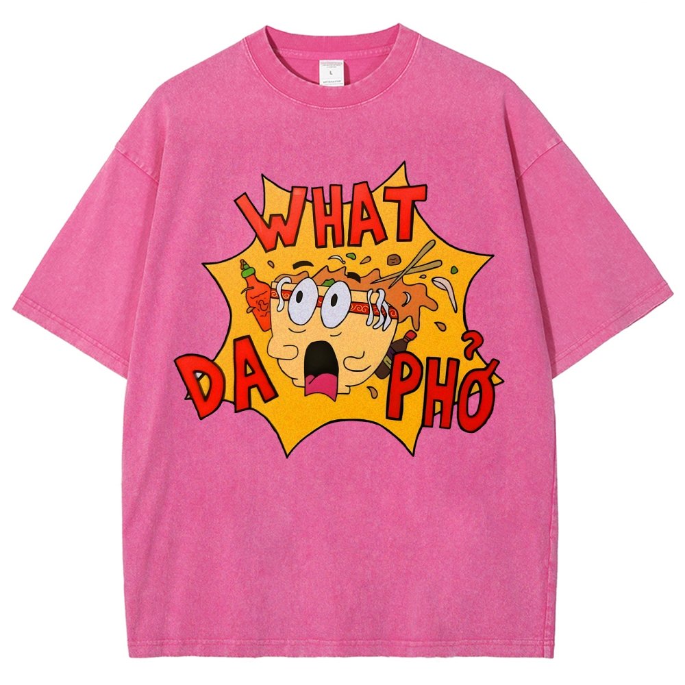 What Da Pho?Vintage Distressed T-shirt