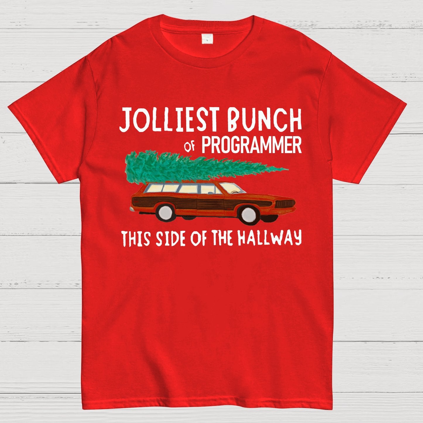 Jolliest Bunch Of Programmer This Side Of The Hallway Geek T-Shirt