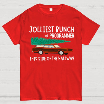 Jolliest Bunch Of Programmer This Side Of The Hallway Geek T-Shirt