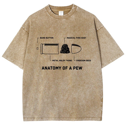 Anatomy Of A Pew2 Vintage Distressed T-shirt