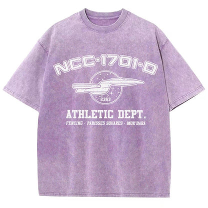 Space Athletic A New Generations Vintage Distressed T-shirt