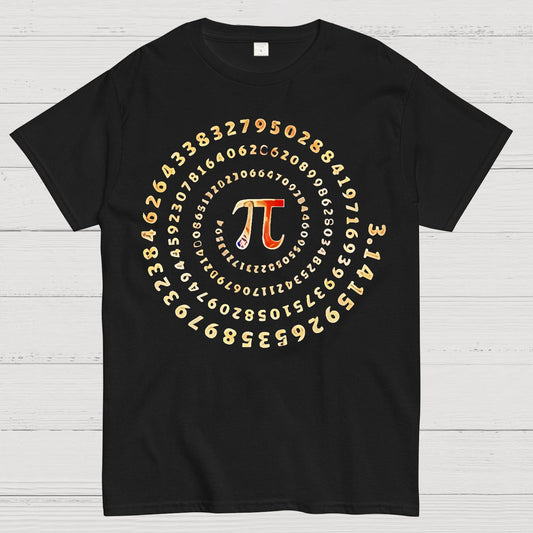 Pi Spiral Geek T-Shirt