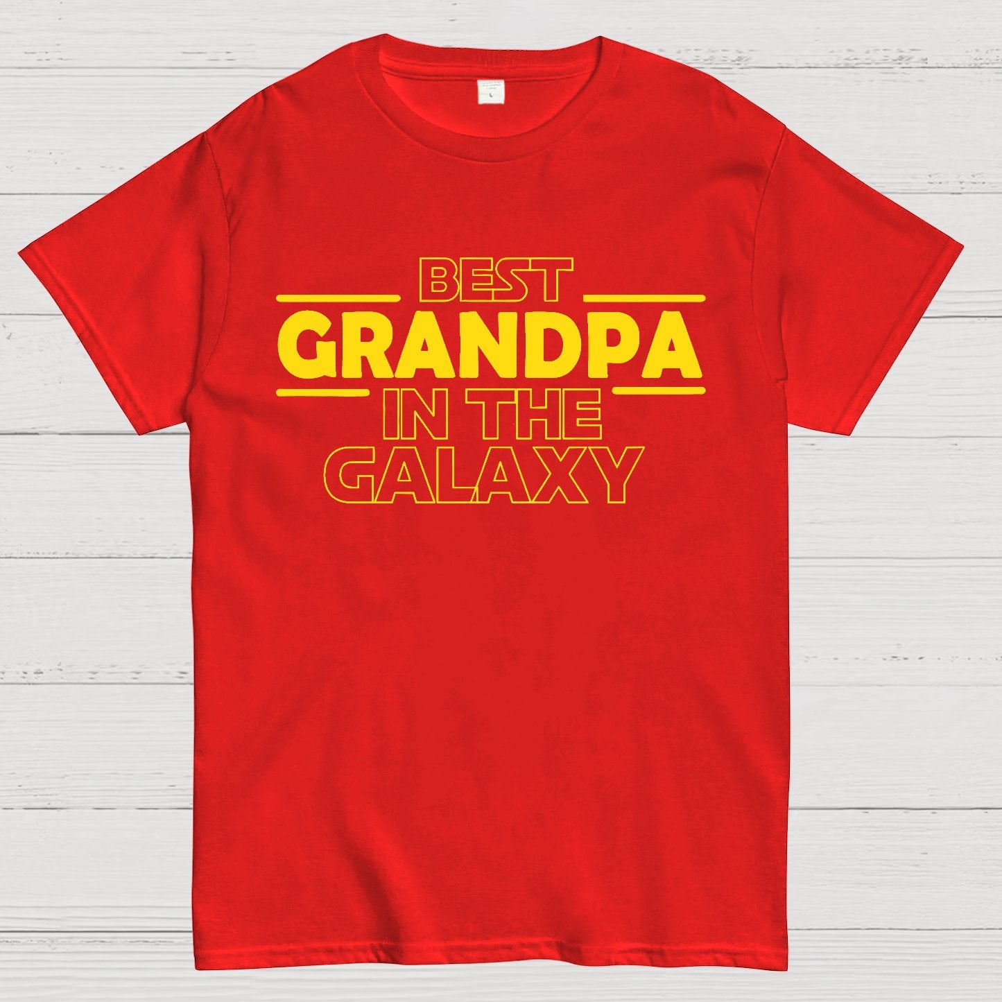 Best Grandpa in the Galaxy Geek T-Shirt