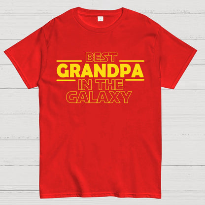 Best Grandpa in the Galaxy Geek T-Shirt