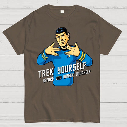 Travel Yourself Before You Wreck Yourself Geek T-Shirt