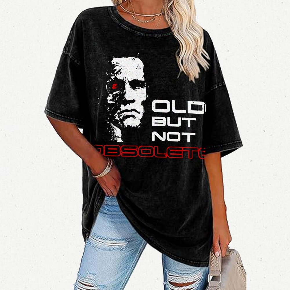 Old But Not Obsolete Vintage Distressed T-shirt