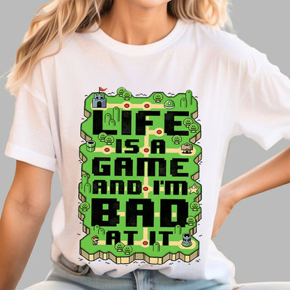 Vintage Game Map Joke Geek T-Shirt