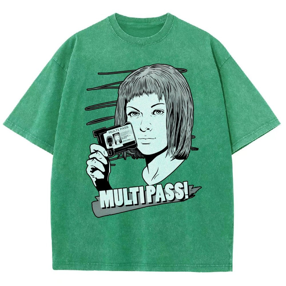 MULTIPASS! Vintage Distressed T-shirt