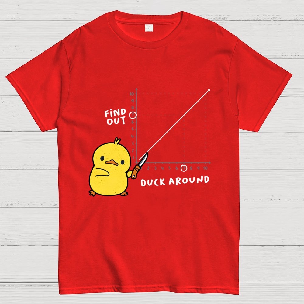 Duck Around Find Out Geek T-Shirt