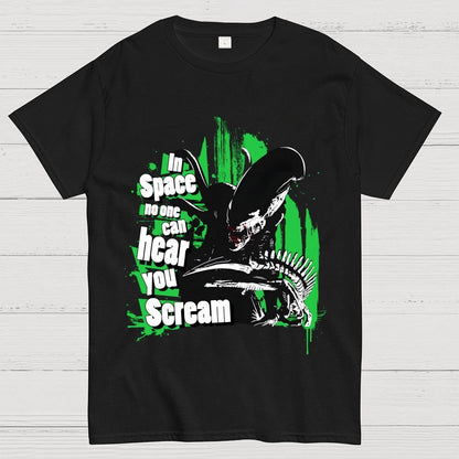 In Space No One Can Hear You Scream Geek T-Shirt