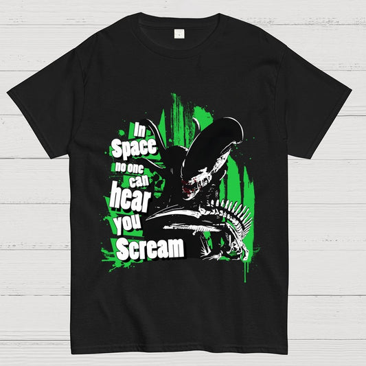 In Space No One Can Hear You Scream Geek T-Shirt