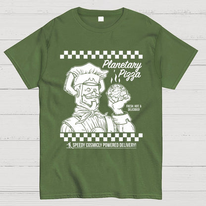 Planetary Pizza Unisex Geek T-Shirt