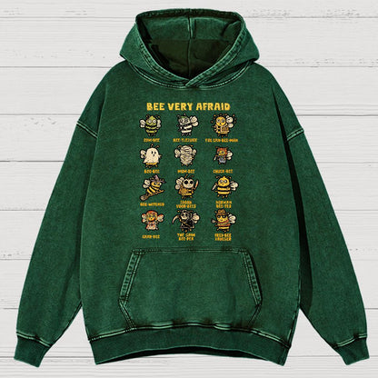 Bees Are Scared.Vintage Distressed Hoodie
