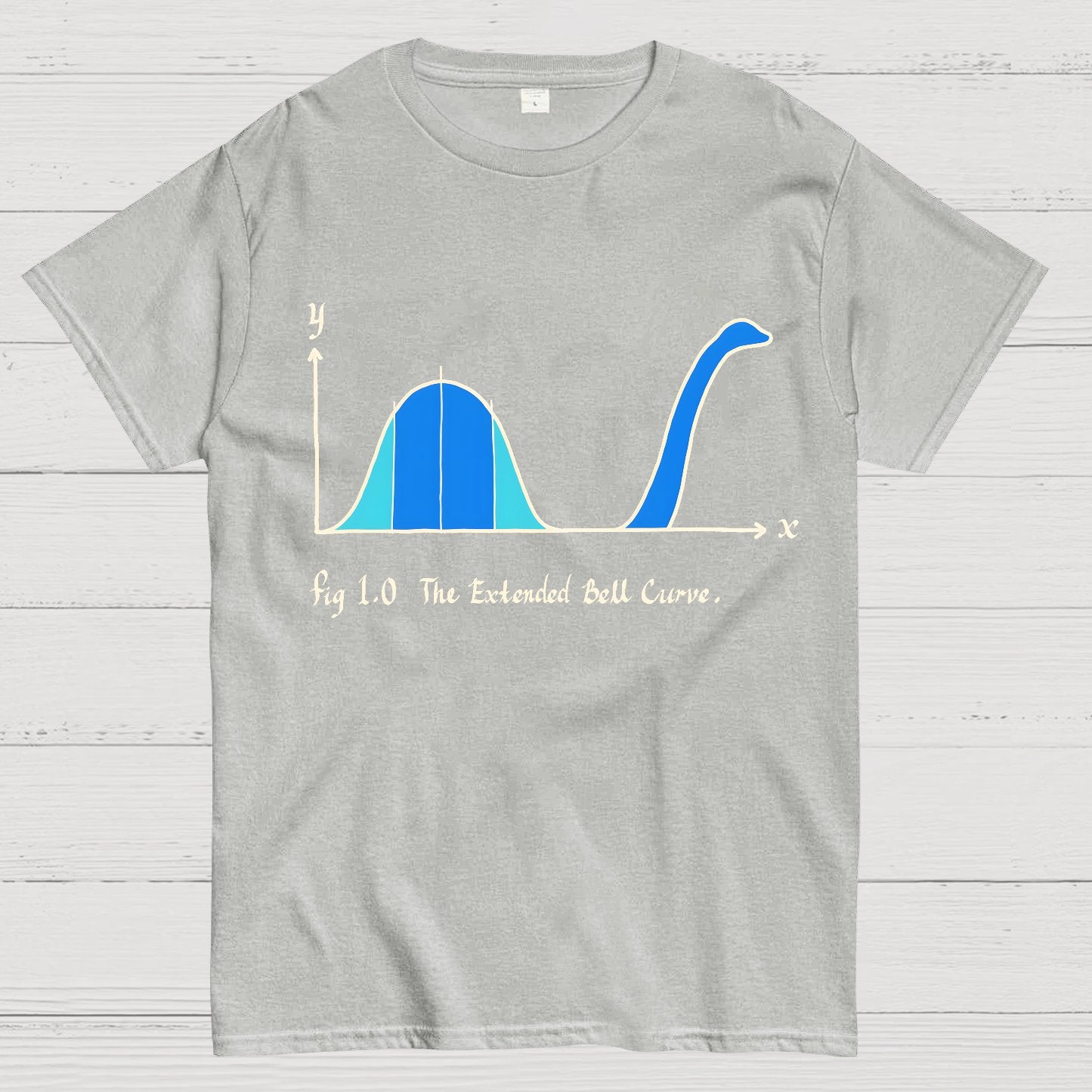 The Extended Bell Curve Geek T-Shirt
