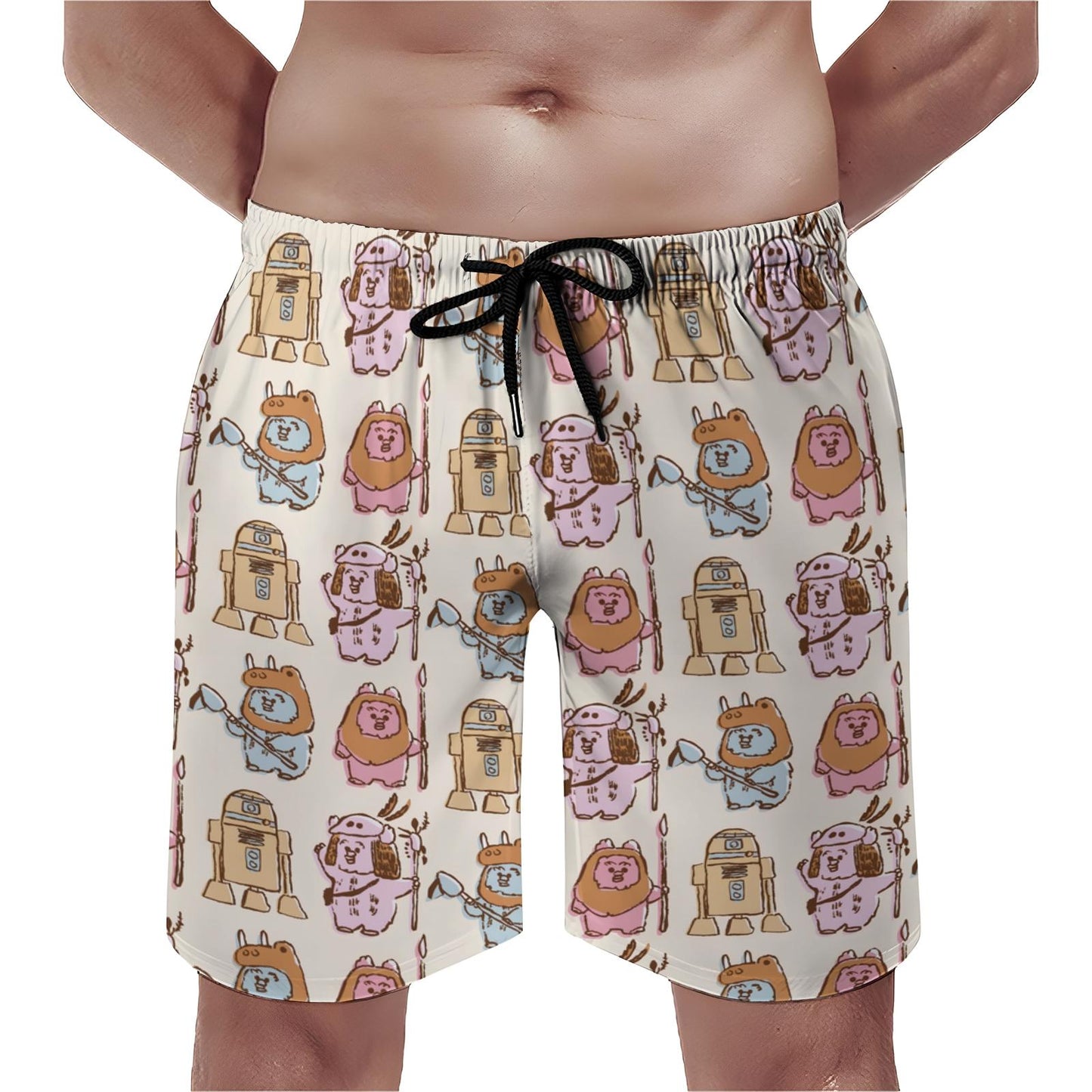 Doodle Monster Geek Shorts