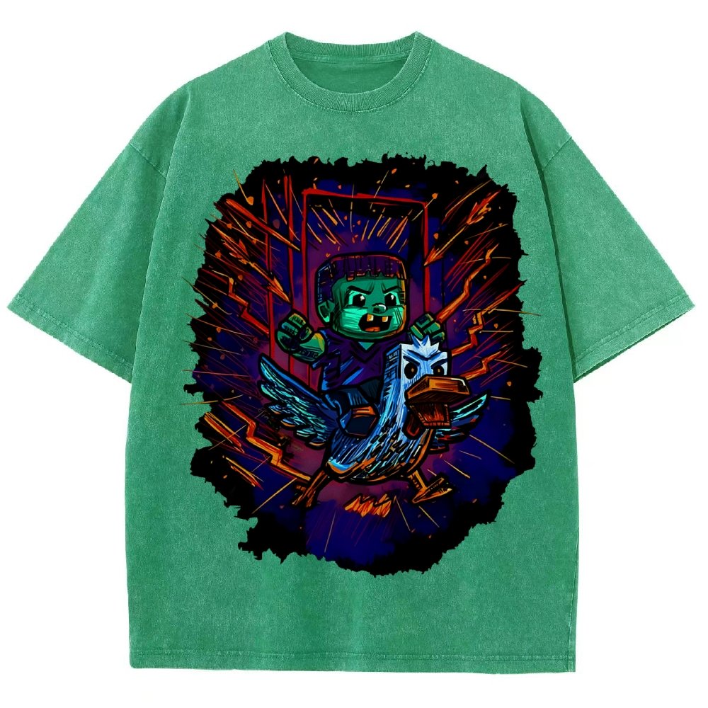 What the Cluck Vintage Distressed T-shirt
