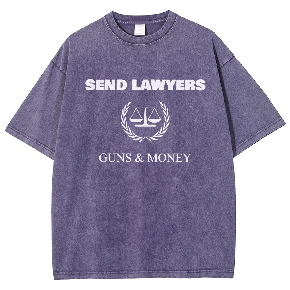 Send Lawyers Guns And Money Vintage Distressed T-shirt