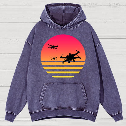 Fighter Vintage Distressed Hoodie