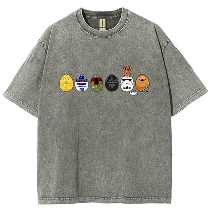 Easter Egg Vintage Distressed T-shirt