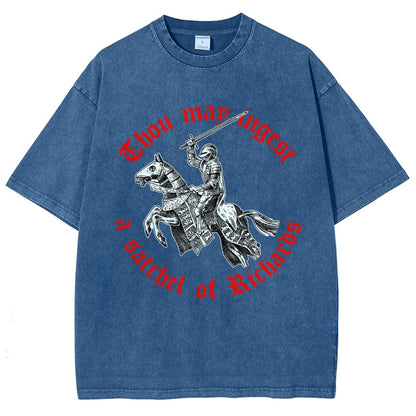 Thou may ingest a satchel of Richards Vintage Distressed T-shirt
