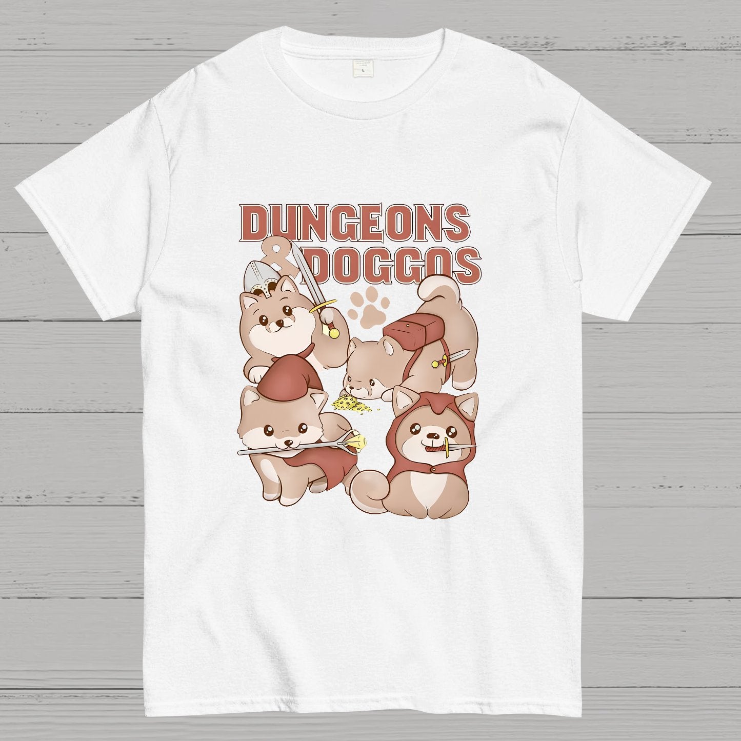 Dungeons And Doggos Nerdy T-Shirt
