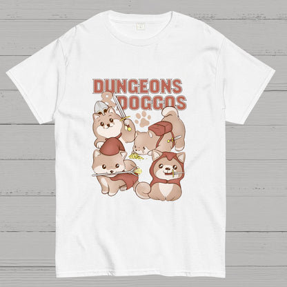 Dungeons And Doggos Nerdy T-Shirt