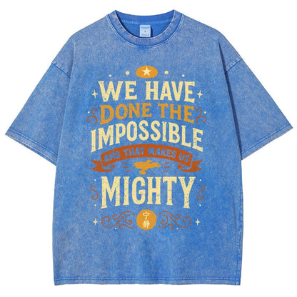 Mighty Heroes Vintage Distressed T-shirt