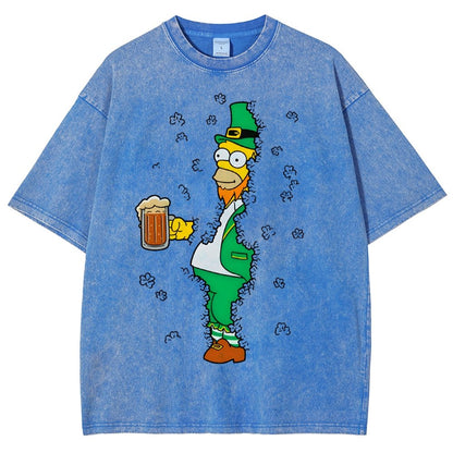 Into the Clovers-St. Patrick's Day Vintage Distressed T-shirt