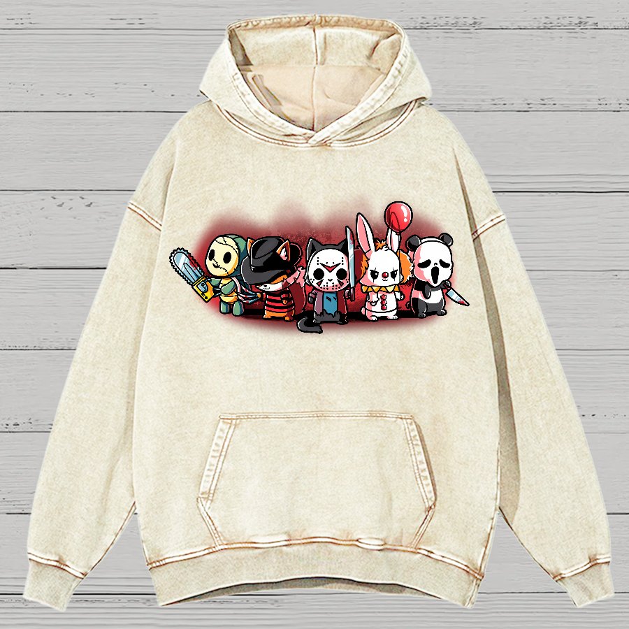 Terrorist Gangs Vintage Distressed Hoodie