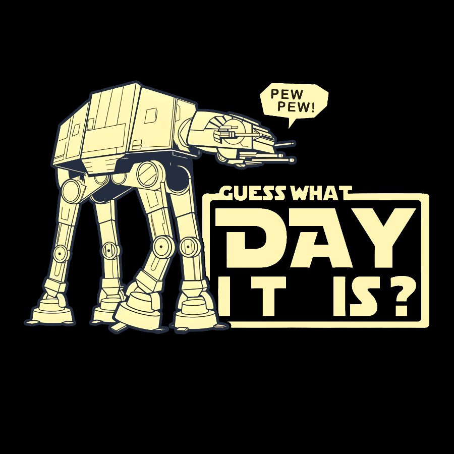 Pew Pew! Guess What Day It Is？Geek T-Shirt