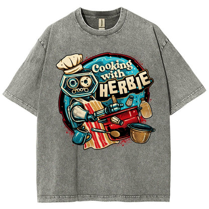 Cooking With Buddy Vintage Distressed T-shirt