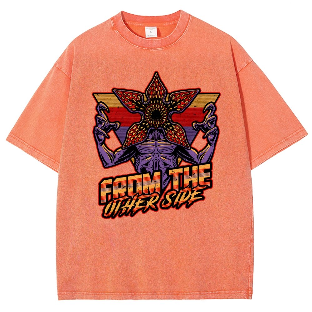 Dimensional Monster Vaporwave Vintage Distressed T-shirt