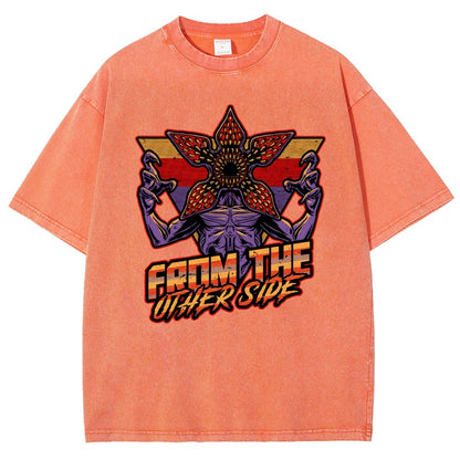 Dimensional Monster Vaporwave Vintage Distressed T-shirt