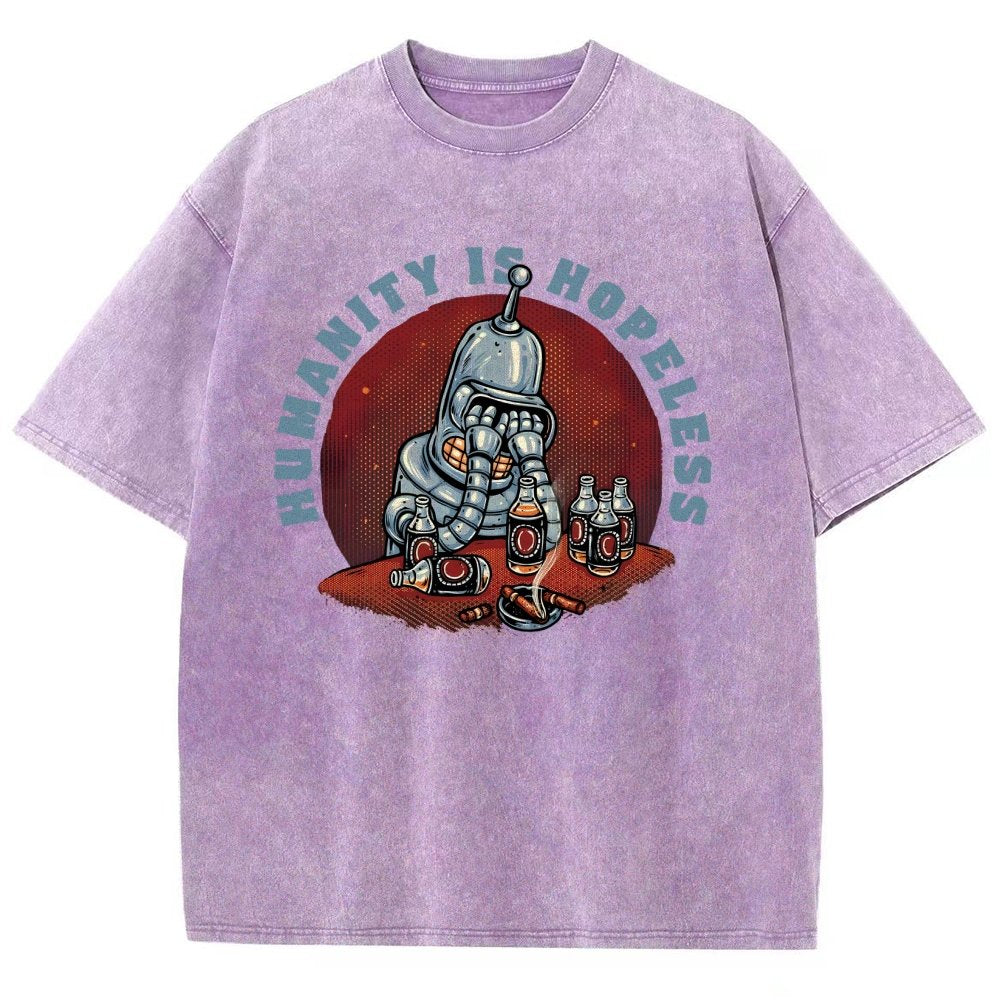Humanity Is Hopeless Vintage Distressed T-shirt