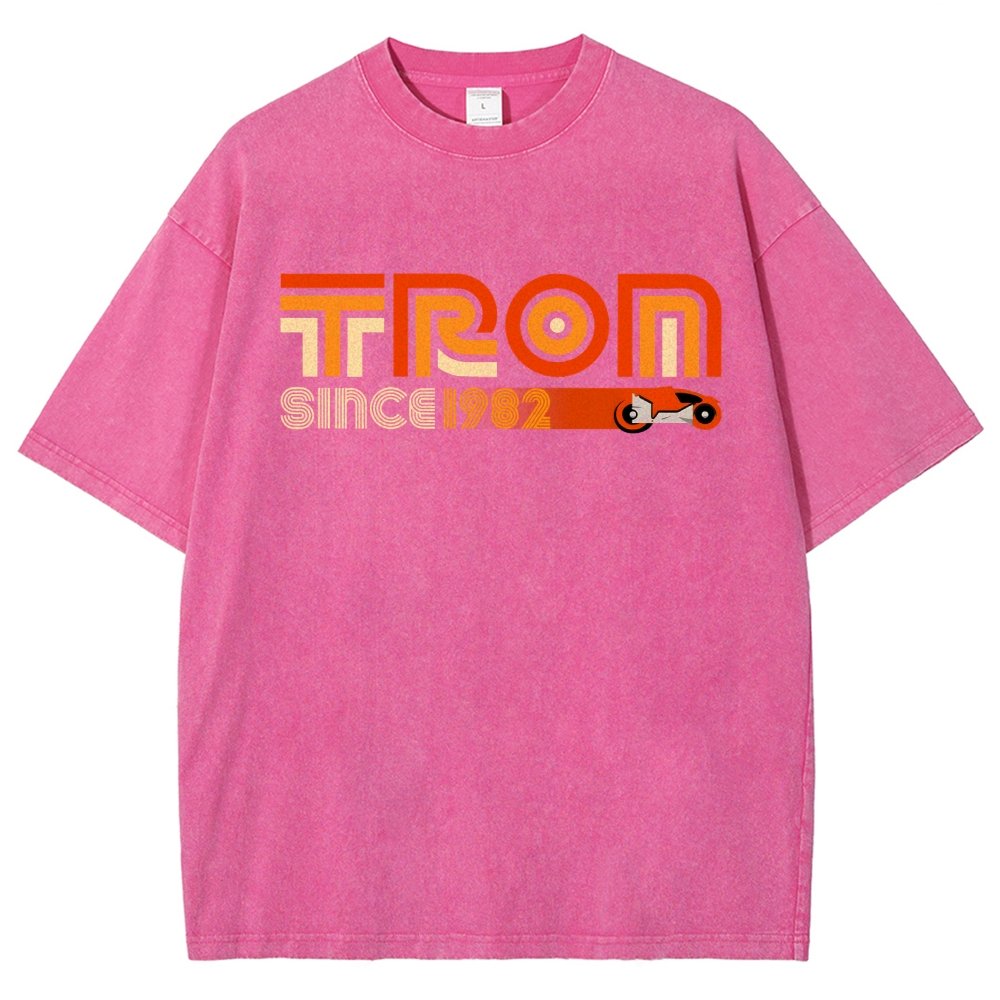 Retro Neon 1982 Vintage Distressed T-shirt